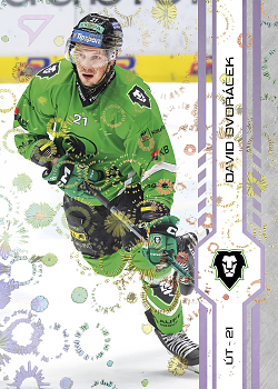 David Dvoracek Mlada Boleslav Tipsport ELH 2024/25 SportZoo 2. serie Puck Marks #352
